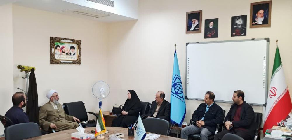 دیدار رئیس بنیاد ملی نخبگان استان با رئیس نهاد نمایندگی مقام معظم رهبری در دانشگاه های استان قزوین